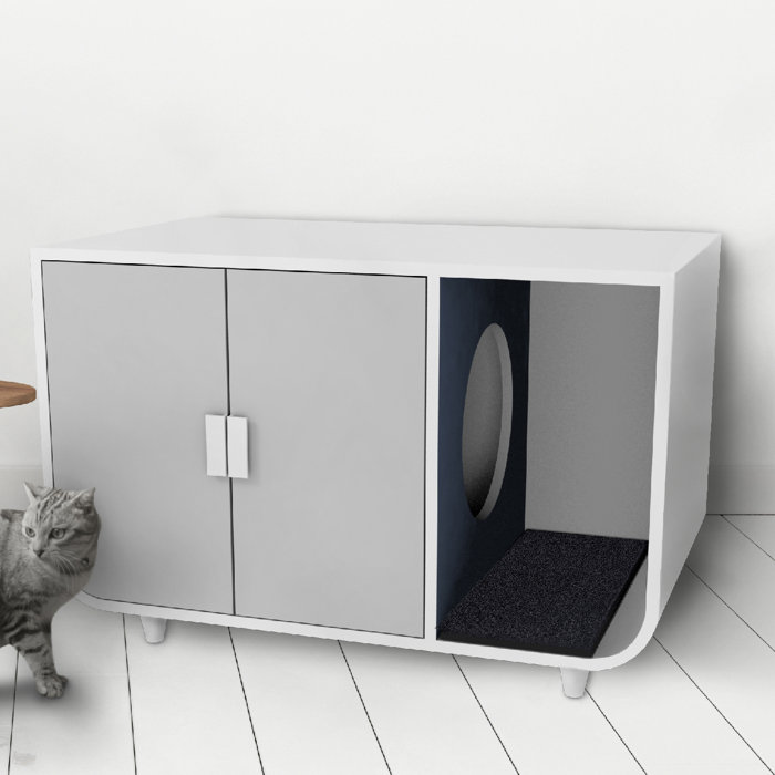 Teamson Pets Dyad Litter Box Enclosure & Reviews Wayfair